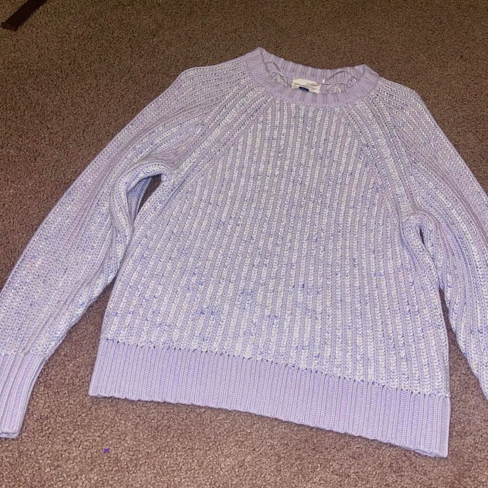 Lavender Knit Sweater - Picture 3 of 6